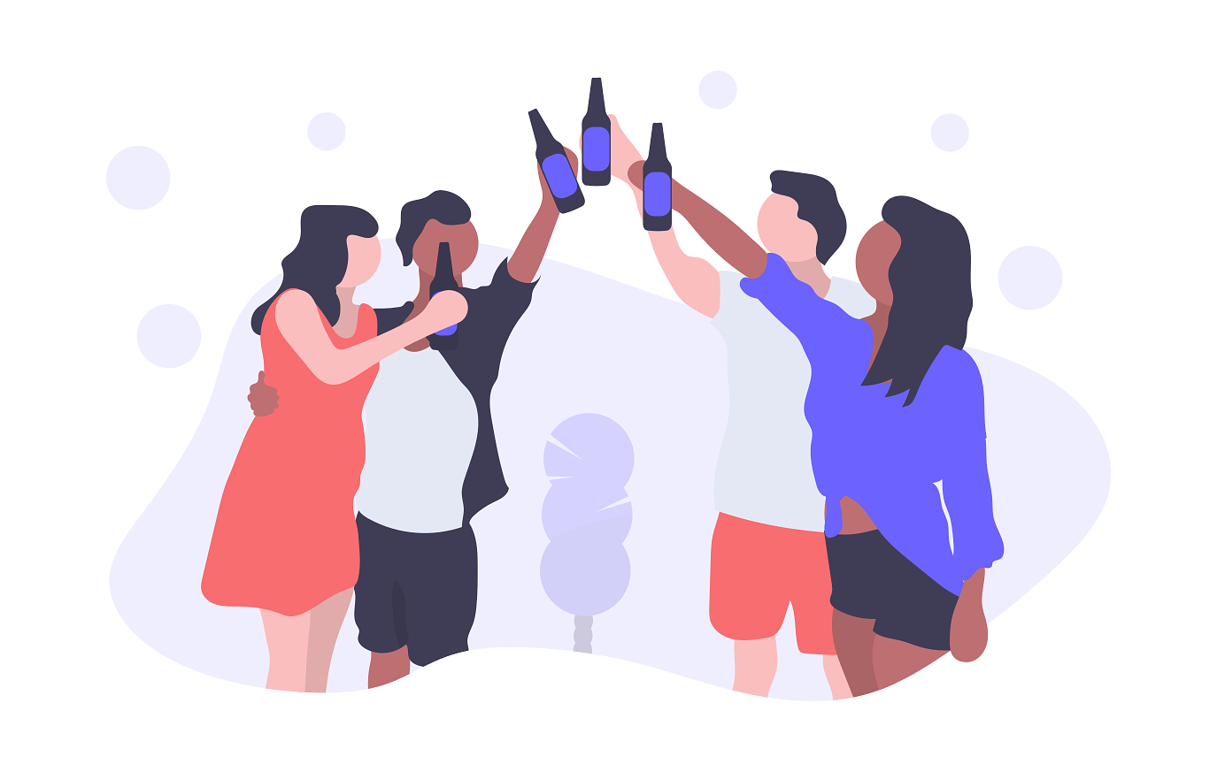 image of friends gathered together